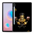 Дизайнерский силиконовый чехол для Samsung Galaxy Tab S6 Золотой скрудж макдак