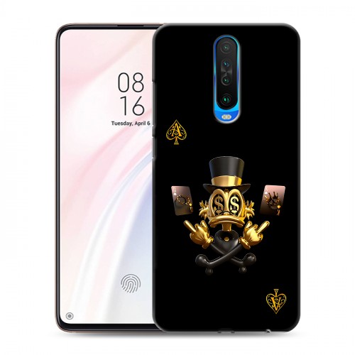 Дизайнерский пластиковый чехол для Xiaomi RedMi K30 Золотой скрудж макдак