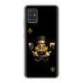 Дизайнерский силиконовый чехол для Samsung Galaxy A51 Золотой скрудж макдак