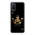 Дизайнерский силиконовый чехол для Vivo Y20 Золотой скрудж макдак