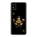 Дизайнерский силиконовый чехол для ZTE Blade A31 Золотой скрудж макдак