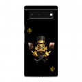Дизайнерский силиконовый чехол для Google Pixel 6 Золотой скрудж макдак