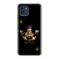 Дизайнерский силиконовый чехол для Samsung Galaxy A03 Золотой скрудж макдак