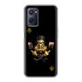 Дизайнерский силиконовый чехол для Realme 9i Золотой скрудж макдак
