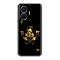 Дизайнерский силиконовый чехол для Vivo T1 Золотой скрудж макдак