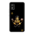 Дизайнерский силиконовый чехол для Itel A17 Золотой скрудж макдак
