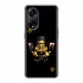 Дизайнерский силиконовый чехол для OPPO A98 Золотой скрудж макдак