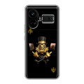 Дизайнерский силиконовый чехол для Realme GT5 Золотой скрудж макдак