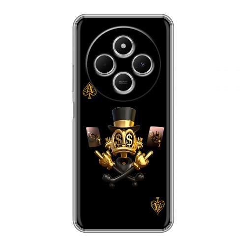 Дизайнерский силиконовый чехол для Redmi 14C Золотой скрудж макдак