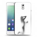 Дизайнерский силиконовый чехол для Lenovo Vibe P1m Силуэт