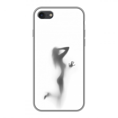Дизайнерский силиконовый чехол для Iphone 7 Силуэт