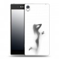 Дизайнерский пластиковый чехол для Sony Xperia E5 Силуэт