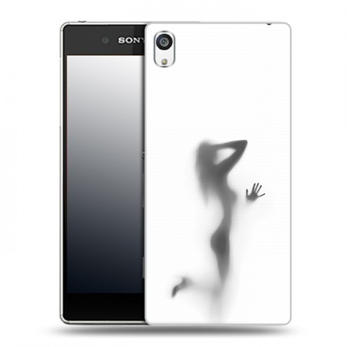 Дизайнерский пластиковый чехол для Sony Xperia E5 Силуэт