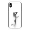 Дизайнерский силиконовый чехол для Iphone x10 Силуэт
