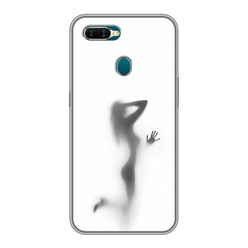 Дизайнерский силиконовый чехол для OPPO AX7 Силуэт