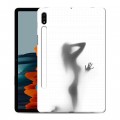 Дизайнерский силиконовый чехол для Samsung Galaxy Tab S7 Силуэт