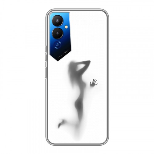 Дизайнерский силиконовый чехол для Tecno Pova 4 Силуэт