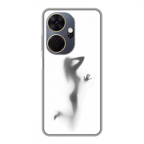 Дизайнерский силиконовый чехол для Itel P55 Plus Силуэт