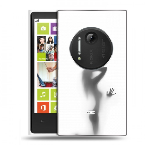 Дизайнерский силиконовый чехол для Nokia Lumia 1020 Силуэт