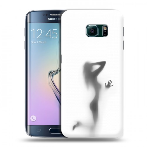 Дизайнерский силиконовый чехол для Samsung Galaxy S6 Edge Силуэт