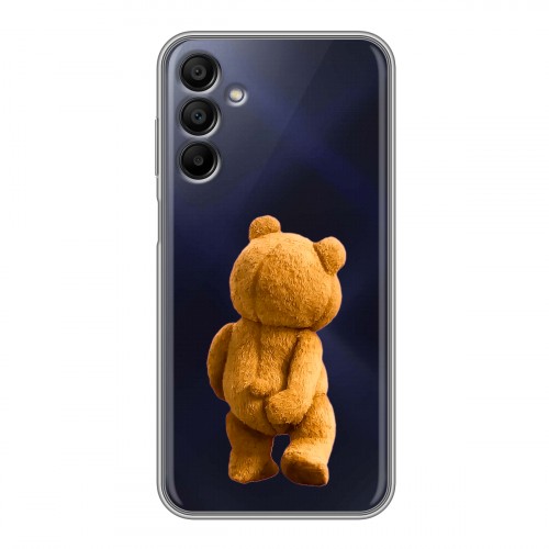 Полупрозрачный дизайнерский пластиковый чехол для Samsung Galaxy A15 Медведь