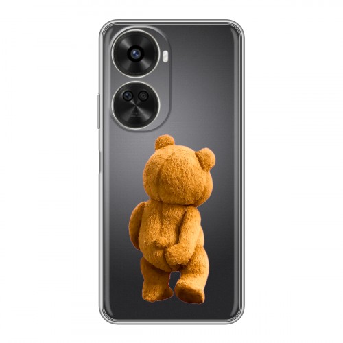 Полупрозрачный дизайнерский пластиковый чехол для Huawei Nova 11 SE Медведь