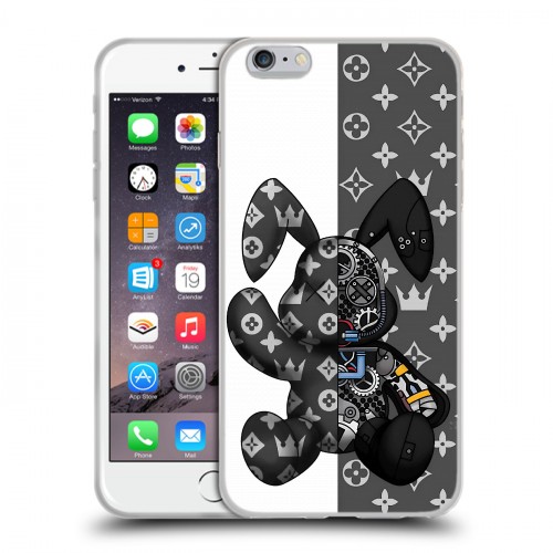 Дизайнерский силиконовый чехол для Iphone 6 Plus/6s Plus Луи робот