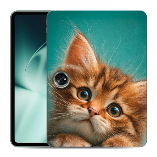 Дизайнерский силиконовый чехол для OnePlus Pad котенок