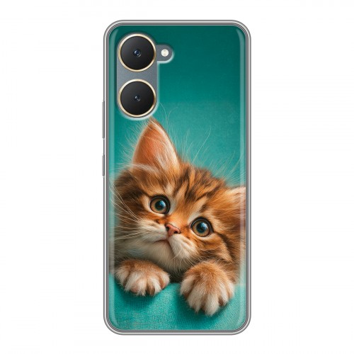 Дизайнерский пластиковый чехол для Vivo Y03 котенок