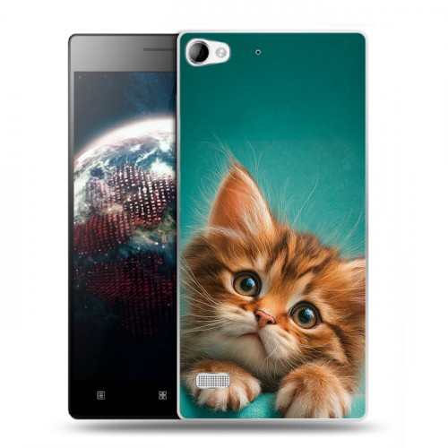 Дизайнерский пластиковый чехол для Lenovo Vibe X2 котенок