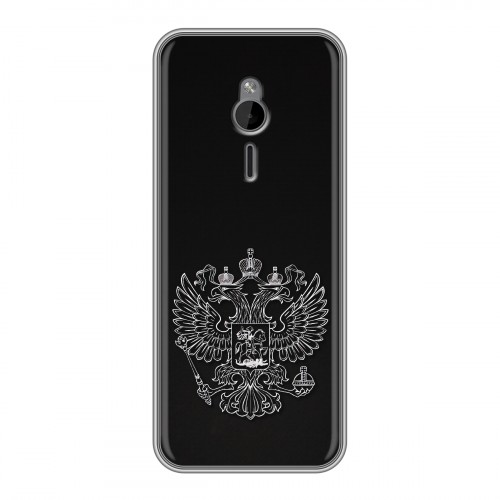 Дизайнерский силиконовый чехол для Nokia 230 Герб России
