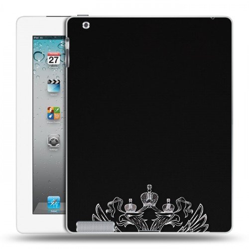 Дизайнерский пластиковый чехол для Ipad 2/3/4 Герб России