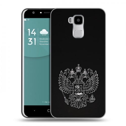Дизайнерский пластиковый чехол для Doogee Y6 Герб России