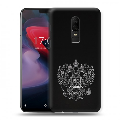 Дизайнерский пластиковый чехол для OnePlus 6 Герб России
