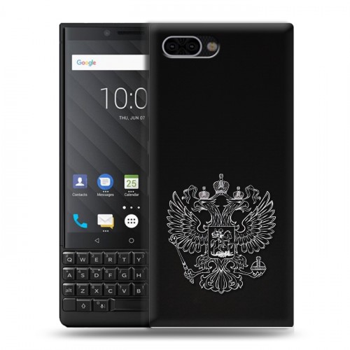 Дизайнерский пластиковый чехол для BlackBerry KEY2 Герб России