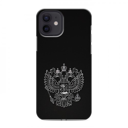 Дизайнерский силиконовый чехол для Iphone 12 Герб России
