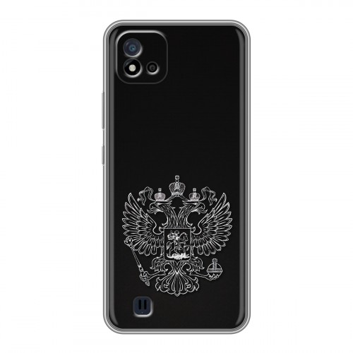 Дизайнерский силиконовый чехол для Realme C20 Герб России