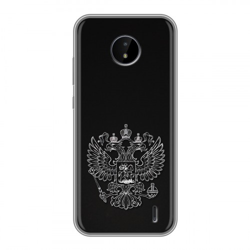 Дизайнерский силиконовый чехол для Nokia C20 Герб России
