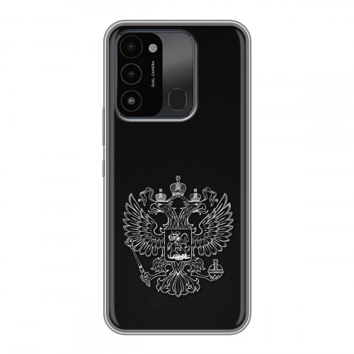 Дизайнерский силиконовый с усиленными углами чехол для Tecno Spark Go 2022 Герб России