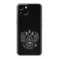 Дизайнерский силиконовый чехол для Iphone 14 Герб России