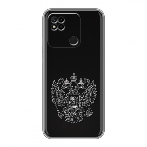 Дизайнерский силиконовый чехол для Xiaomi Redmi 10A Герб России