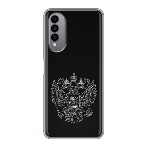 Дизайнерский силиконовый чехол для Wiko T50 Герб России
