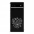 Дизайнерский силиконовый чехол для Google Pixel 6a Герб России