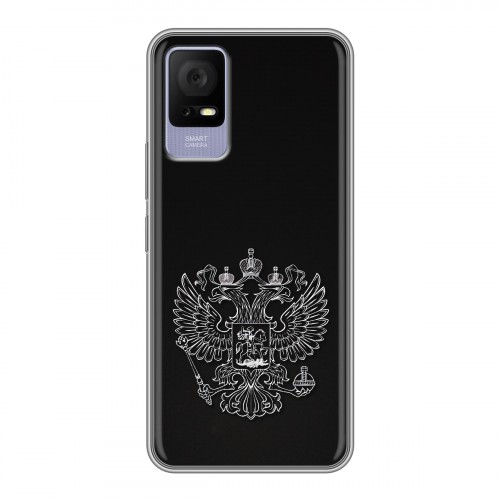 Дизайнерский силиконовый чехол для TCL 405 Герб России