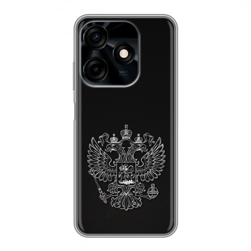 Дизайнерский силиконовый чехол для Tecno Spark 10C Герб России