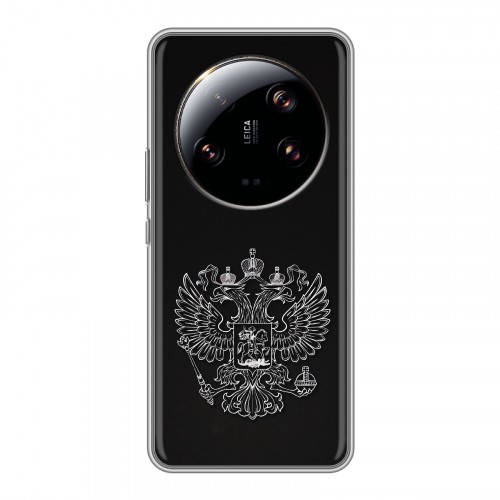 Дизайнерский силиконовый чехол для Xiaomi 13 Ultra Герб России