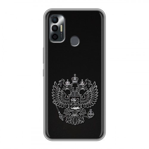 Дизайнерский силиконовый чехол для Tecno Spark 7 Герб России