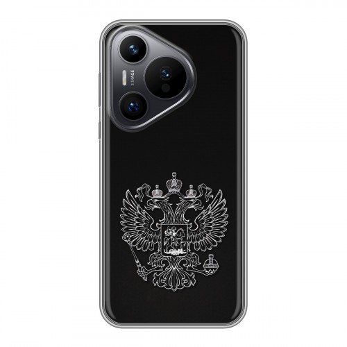 Дизайнерский пластиковый чехол для Huawei Pura 70 Герб России
