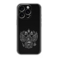 Дизайнерский пластиковый чехол для Iphone 16 Pro Герб России