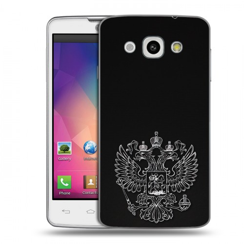 Дизайнерский пластиковый чехол для LG L60 Герб России